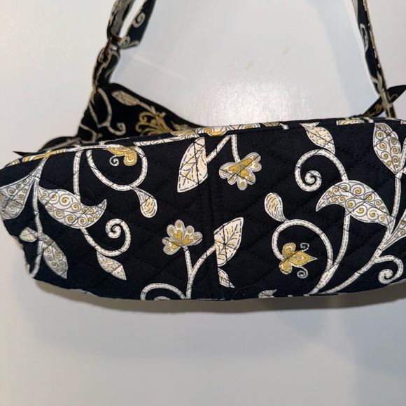 Vera Bradley Handbag Yellow Bird Print 11” Shoulder Bag Purse Crossbody - Picture 7 of 10
